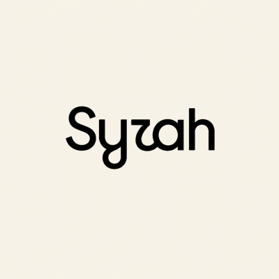 Syrah Design logo with the new Instagram's design style